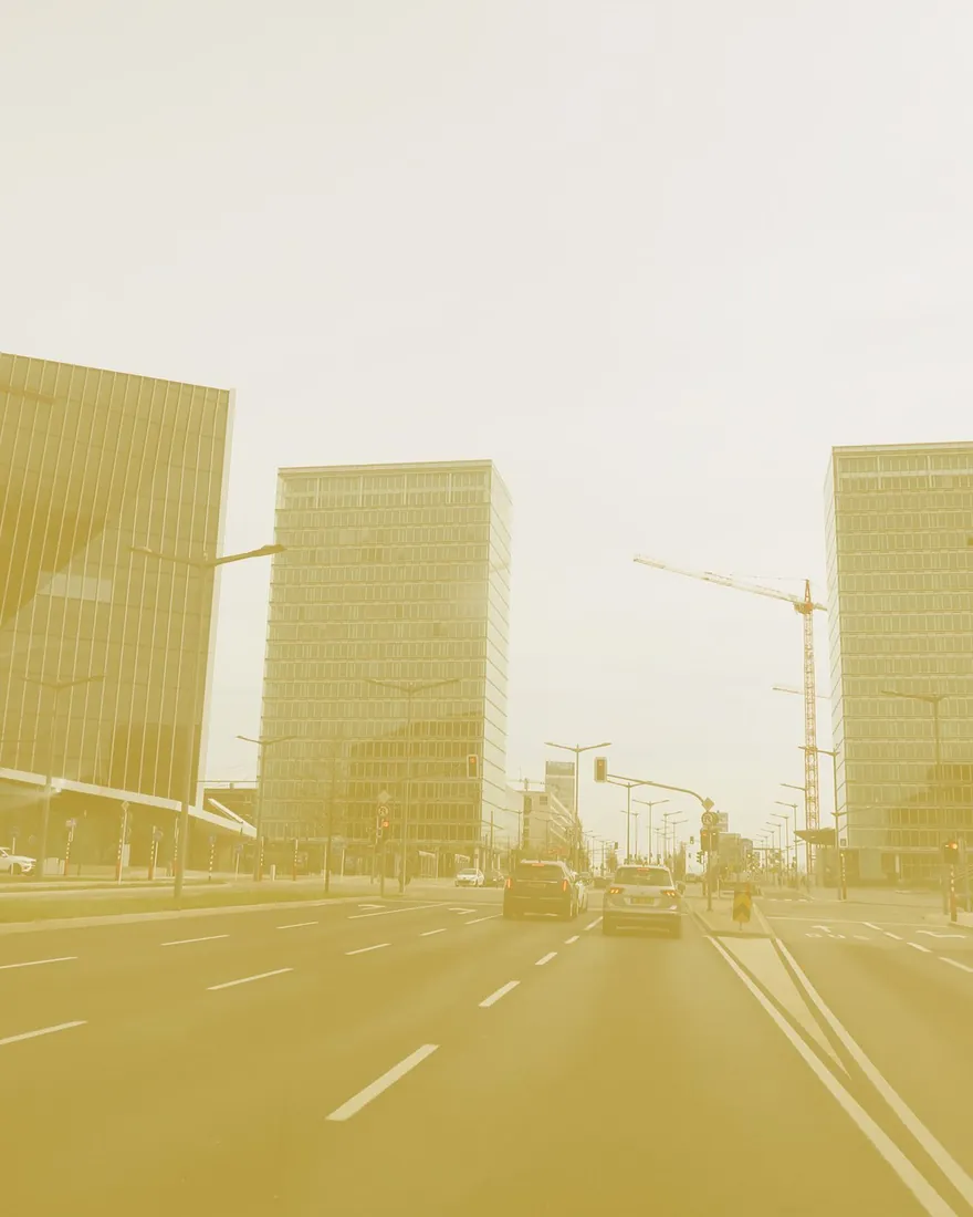 Office towers on the Kirchberg plateau, Luxembourg's financial district